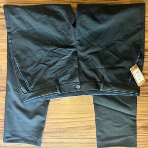 Black Trousers with Blue Trim